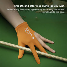 Load image into Gallery viewer, 1PC Professional Three-Finger Billiards Gloves Multi-Color High-Elasticity Breathable Lycra Ice Silk Gloves Anti-Slip And Wear-Resistant Snooker Gloves