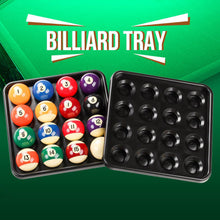 Load image into Gallery viewer, 16-Hole Billiard Ball Storage Tray ABS Thickened Anti-Drop Ball Holder For Chinese 8-Ball American Pool Billiards Supplies