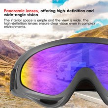 Load image into Gallery viewer, Professional Windproof And Dustproof Goggles High-Definition UV-Resistant Anti-Fog Lace-Up Glasses For Motorcycle Riding Skiing