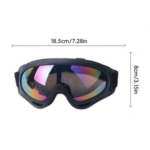 Load image into Gallery viewer, Professional Windproof And Dustproof Goggles High-Definition UV-Resistant Anti-Fog Lace-Up Glasses For Motorcycle Riding Skiing