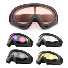 Load image into Gallery viewer, Professional Windproof And Dustproof Goggles High-Definition UV-Resistant Anti-Fog Lace-Up Glasses For Motorcycle Riding Skiing