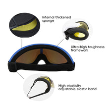 Load image into Gallery viewer, Professional Windproof And Dustproof Goggles High-Definition UV-Resistant Anti-Fog Lace-Up Glasses For Motorcycle Riding Skiing