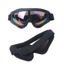 Load image into Gallery viewer, Professional Windproof And Dustproof Goggles High-Definition UV-Resistant Anti-Fog Lace-Up Glasses For Motorcycle Riding Skiing