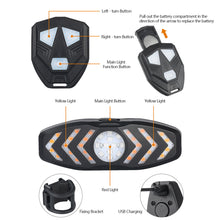 Load image into Gallery viewer, Bicycle Wireless Remote Control Turn Taillight With Horn Alert Sound Multi-Mode Night Riding Safety LED Warning Light Cycling Equipment