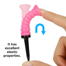Load image into Gallery viewer, 1PC Golf Rubber Elastic Tee Low Resistance Soft Rubber Golf Tee Training Specific Golf Accessories
