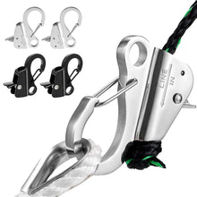 Load image into Gallery viewer, 1PC 304 Stainless Steel Quick Thread Hook Adjustable Sliding Anchor for Mudguard & Marine Hardware Yacht Boat Accessories