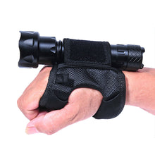 Load image into Gallery viewer, 1PC Diving Fishing Flashlight Fixed Gloves Self-Adhesive Cloth Fixed Outdoor Portable Flashlight Oxford Cloth Protective Case