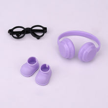 Load image into Gallery viewer, Miniature Headset for 17cm Labubu Dolls Cute DIY Doll Glasses Shoes Fashion Accessories Lovely Outfit Gifts for Girls Friends