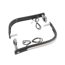 Load image into Gallery viewer, Pair Motorcycle Handguards Handlebar ABS Guards Clutch Protector with LED Turn Light for Motocross Dirt Bike Hand Guards Hand Guard