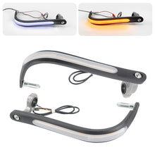 Load image into Gallery viewer, Pair Motorcycle Handguards Handlebar ABS Guards Clutch Protector with LED Turn Light for Motocross Dirt Bike Hand Guards Hand Guard