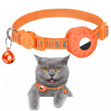 Load image into Gallery viewer, Adjustable Anti Loss Collar Reflective Star Moon Cat Dog Collar Airtag Pet Collar with Bell Cute Pet Cat Positioning Collar for Airtag Pet Collar