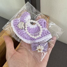 Load image into Gallery viewer, For 17cm Labubu Necklace Bag for Doll Cute Dress Sweater Overalls T-shirt Sweater Hat Set Cartoon Messenger Bag