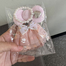 Load image into Gallery viewer, For 17cm Labubu Elegant Chiffon Dress Set First and Second Generation Labubu Fabric Cute Heart Necklace Pendant