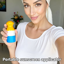 Load image into Gallery viewer, Summer Outdoor Sunscreen Applicator Travel Portable Sunscreen Lotion Applicator Roller Sponge Beauty Tool Makeup Bottle