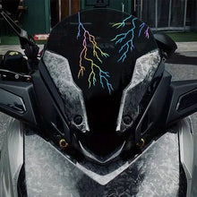 Load image into Gallery viewer, Motorcycle Body Stickers Decoration Lightning Crack Style Pull Flower Waterproof Front Head Decal