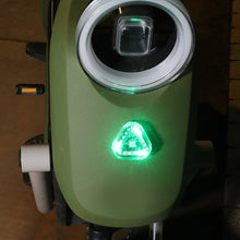 Load image into Gallery viewer, 1pc/2pcs/4pcs Motorcycle Car Solar Power Strobe Warning Light Colorful Motorbike Waterproof LED Night Rear Collision Flashing Siganl Lamp