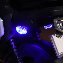 Load image into Gallery viewer, 1pc/2pcs/4pcs Motorcycle Car Solar Power Strobe Warning Light Colorful Motorbike Waterproof LED Night Rear Collision Flashing Siganl Lamp