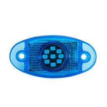 Load image into Gallery viewer, 12-24V 9 LED Truck Side Warning Light Muticolor Waterproof Car Width Lamp Trailer Bus Van Signal Marker Bulb