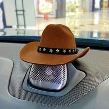 Load image into Gallery viewer, Cool Pet Dog Cowboy Hat Funny Costume Cosplay Hat Autumn Winter for Small Dogs Cats