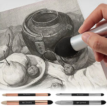 Load image into Gallery viewer, Artist Blending Pen Washable Sketch Rubbing Sponge Brush Reusable Drawing Art Blenders Correcting Lightening Highlight