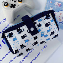 Load image into Gallery viewer, Simple Dogs Cats Large Capacity Pencil Bag Fresh Quilting Stationary Storage Bags For Girls Makeup Pouch Pencil Case