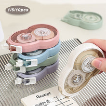 Load image into Gallery viewer, 1/5/10Pcs 8M Large Capacity Practical Creative Correction Tape Correction Tape White Sticker Study for Students Office Supplies