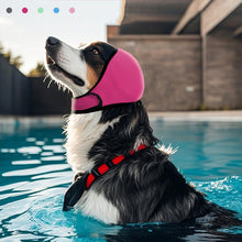 Load image into Gallery viewer, Pet Summer Waterproof Swimming Earmuffs Turban Dog Ears Cover Head Wrap for Dogs Earmuffs Puppy Soothing Emotions