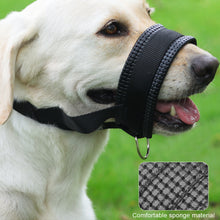 Load image into Gallery viewer, Anti Barking Dog Muzzle For Small Large Dogs Adjustable Mesh Breathable Pet Mouth Muzzles Nylon Straps Dog Accessories