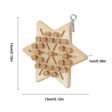 Load image into Gallery viewer, Parrot Chewing Toys Natural Wooden Parrots Block Cork Puzzle Toy Hanging Small Birds Playing Tearing Toy Bird Accessories