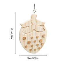 Load image into Gallery viewer, Parrot Chewing Toys Natural Wooden Parrots Block Cork Puzzle Toy Hanging Small Birds Playing Tearing Toy Bird Accessories