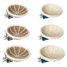Load image into Gallery viewer, Handmade Natural Straw Cotton Rope Bird Nest Pigeon House Nest Bird Cage Outdoor Decorative Weaved Hanging Parrot Nest