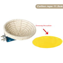 Load image into Gallery viewer, Handmade Natural Straw Cotton Rope Bird Nest Pigeon House Nest Bird Cage Outdoor Decorative Weaved Hanging Parrot Nest