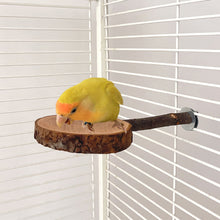 Load image into Gallery viewer, 6-10cm Wooden Bird Perches Platform Parrot Standing Platform Stand Playstand Cage Accessories Paw Grinding For Parakeet