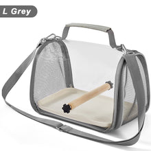 Load image into Gallery viewer, Bird Travel Carrier Portable Transport Bird Cage With Stand Stick Small Pet Multi-functional Parrot Bird Hamster Lizard Bag Outdoor