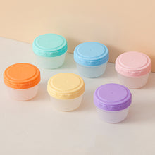Load image into Gallery viewer, 2oz/60ml Reusable Food Grade PP Salad Sauce Container with Lids Leakproof Camping Hiking Picnic Outdoor Sauce Dispenser