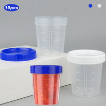 Load image into Gallery viewer, 10PCS 4oz/120ml Reusable Food Grade PP Salad Sauce Container with Lids Leakproof Camping Hiking Picnic Outdoor Sauce Dispenser