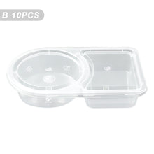 Load image into Gallery viewer, 5/10/20PCS 4.4oz/130ml Reusable Food Grade PP Salad Sauce Container with Lids Leakproof Camping Hiking Picnic Outdoor Sauce Dispenser
