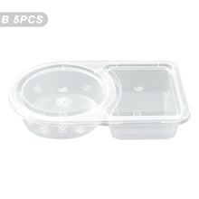 Load image into Gallery viewer, 5/10/20PCS 4.4oz/130ml Reusable Food Grade PP Salad Sauce Container with Lids Leakproof Camping Hiking Picnic Outdoor Sauce Dispenser