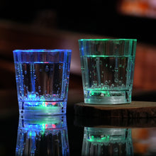 Load image into Gallery viewer, Flashing Cup Wine Beer Whisky Mug Water Beverage Drinking Cup LED Automatic Glowing Cup Party Decorative Supplies 50ml