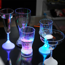 Load image into Gallery viewer, 185-550ml Flashing Cup Wine Beer Whisky Mug Water Induction Cola Drinking Cup LED Automatic Glowing Cup Party Decorative Supplies