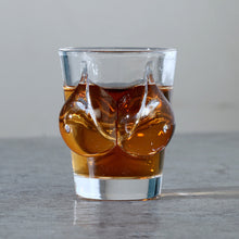 Load image into Gallery viewer, Creative Body Shape Glass Cup Whiskey Glasses Wine Shot Glass Cup Sexy Lady Men Body Shape Chest Beer Cup for Vodka Whiskey Beer