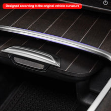 Load image into Gallery viewer, Car Center Console Trim Rear Storage Box Protector Chrome Plated Edge Guard Anti-Scratch Interior Accessories Decor for Mercedes-Benz E-Class E300L/E260L 2024-2025