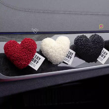 Load image into Gallery viewer, Plush Heart Car Body Rear Interior Decoration Motorcycle Electric Bike Rear Accessories For Girl Women