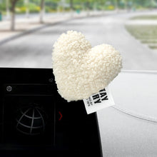 Load image into Gallery viewer, Plush Heart Car Body Rear Interior Decoration Motorcycle Electric Bike Rear Accessories For Girl Women