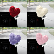 Load image into Gallery viewer, Plush Heart Car Body Rear Interior Decoration Motorcycle Electric Bike Rear Accessories For Girl Women