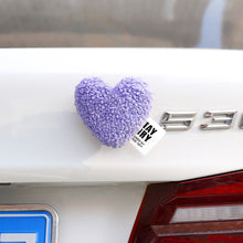 Load image into Gallery viewer, Plush Heart Car Body Rear Interior Decoration Motorcycle Electric Bike Rear Accessories For Girl Women
