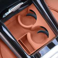 Load image into Gallery viewer, Car Silicone Cup Holder Insert Non-Slip Anti-Rattle Mat Custom Accessories Interior Decor Fit for Mercedes-Benz C-Class GLC300L/C260L/C200L/E-Class