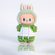 Load image into Gallery viewer, Miniature Sports Hoodie and Shorts Set for 17cm Labubu Dolls Cute DIY Doll Clothes Accessories Lovely Outfit Gifts for Girls Kids