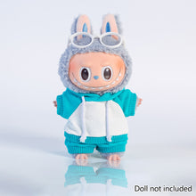 Load image into Gallery viewer, Miniature Sports Hoodie and Shorts Set for 17cm Labubu Dolls Cute DIY Doll Clothes Accessories Lovely Outfit Gifts for Girls Kids