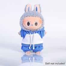 Load image into Gallery viewer, Miniature Sports Hoodie and Shorts Set for 17cm Labubu Dolls Cute DIY Doll Clothes Accessories Lovely Outfit Gifts for Girls Kids